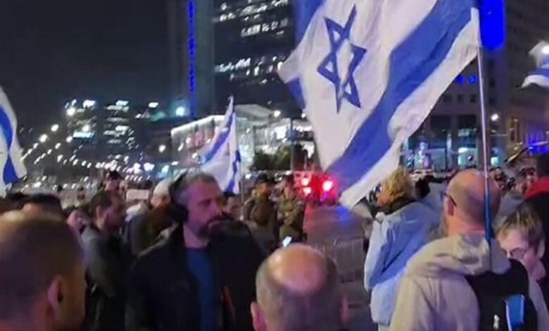 İşgal altındaki Filistin’de Cumartesi günü Netanyahu’ya karşı bir protesto gösterisi daha düzenlendi