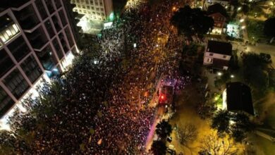 Tel Aviv’deki haftalık gösteriler şiddete dönüştü + video