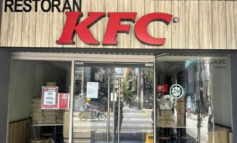 Gazze’yi desteklemek için Malezya’daki ABD KFC’sini zarara uğratın