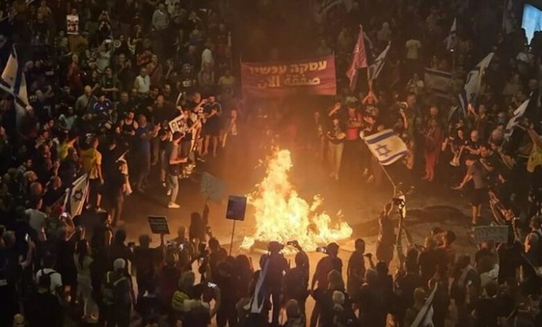 Tel Aviv sokaklarında gergin durum + video