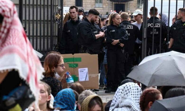 Alman üniversitelerinde Gazze savaşına karşı öğrenci protestolarının yoğunlaşması