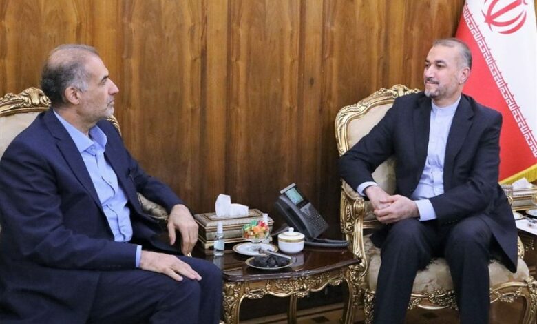 İran’ın Rusya Büyükelçisi Amir Abdullahian ile görüştü