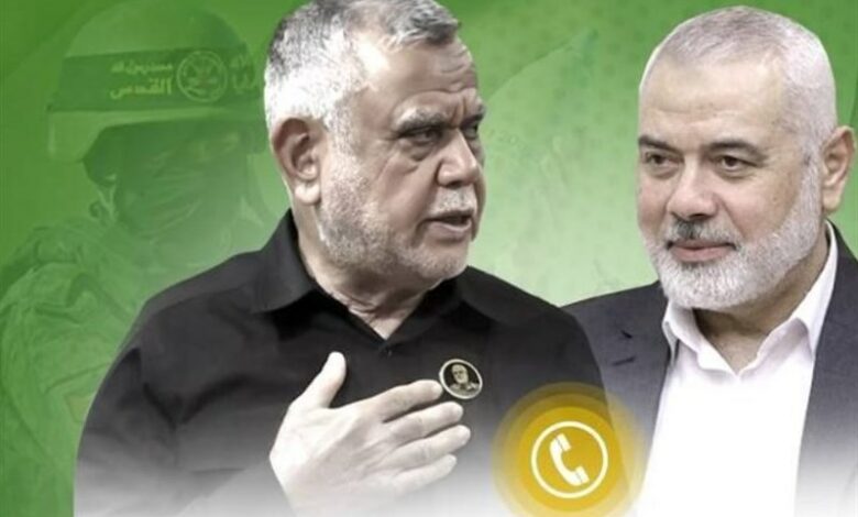 İsmail Haniyeh ile Hadi Al-Ameri arasındaki telefon görüşmesi