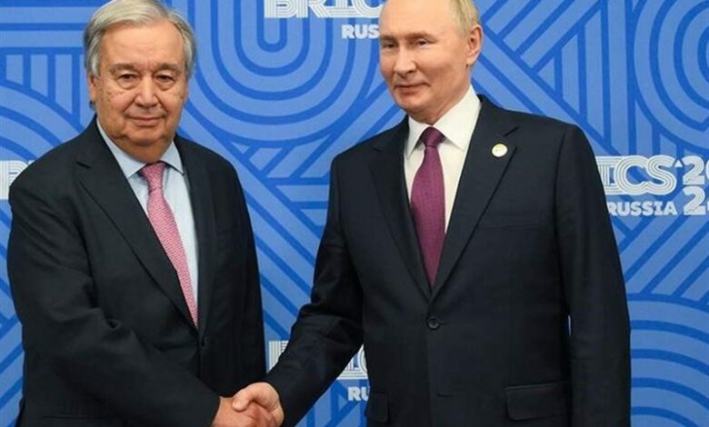 Guterres ve Putin Batı Asya’daki durumu görüştü