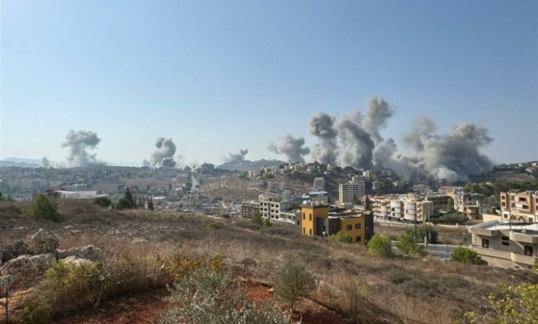 İsrail rejiminin Lübnan’ın “El-Nebati” kentine ağır saldırıları