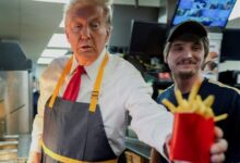 Trump McDonald’s restoranında çalışıyor