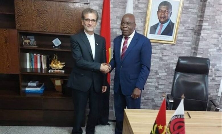 İran büyükelçisinin güven mektubunun Angola cumhurbaşkanına sunulması